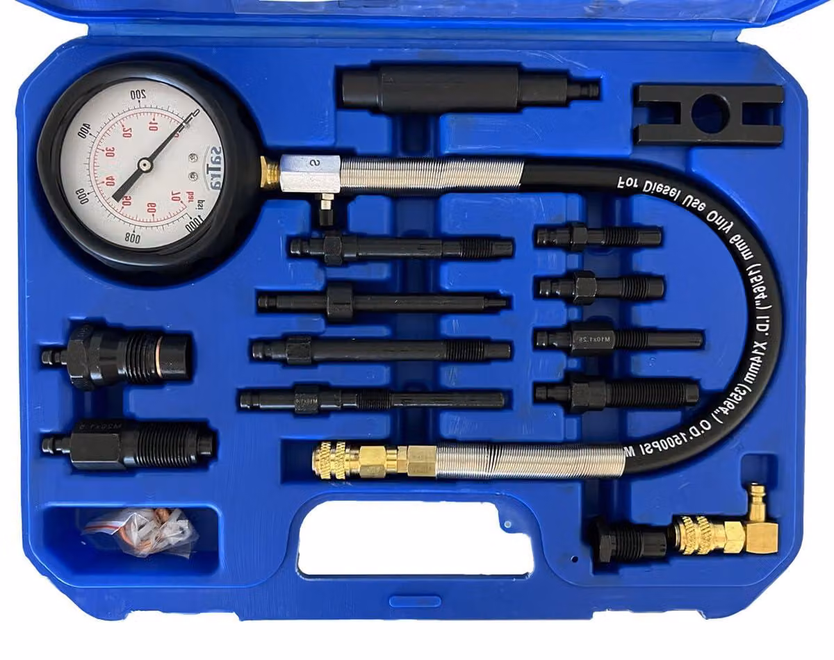 Tester di compressione per motori diesel M10, M12 e M14