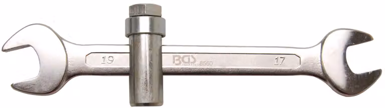 BGS Chiave sanitaria con pezzo scorrevole M10 SW 17x19 mm - 8560