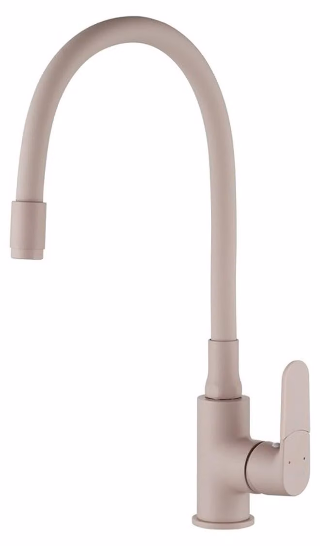 Miscelatore per lavello Joga Plus con bocca flessibile, colore beige