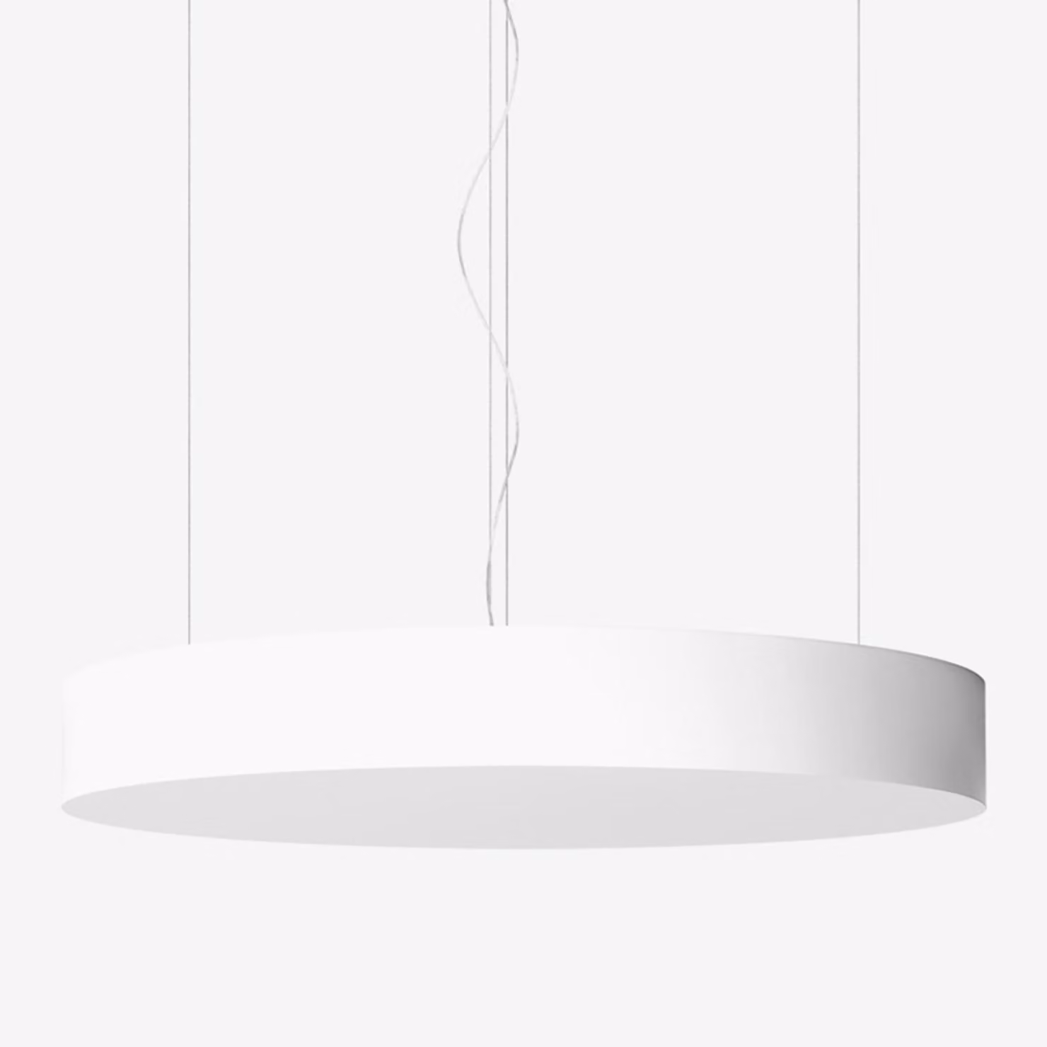 Lampada a sospensione LUCIS IZAR R MAX 174W LED 4000K vetro acrilico bianco DALI ZL4.IR.L2.1200M.91M DALI2