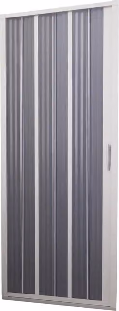 Porta Doccia 120 cm 1 Anta a Soffietto in PVC H185 cm Dorini Bianco