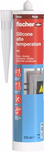 Silicone Alta Temperatura SAT 310 Rosso    Ml 310 Fischer