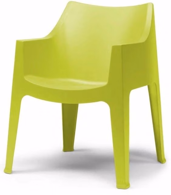SEDIE COCCOLONA SET DA 2 in TECNOPOLIMERO MADE IN ITALY SCAB DESIGN - Verde pistacchio 51