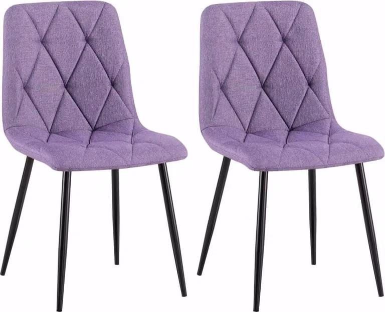 set di 2 pezzi di poltroncine reclinabili - Sedie da cucina - Velluto elegante, alto comfort
