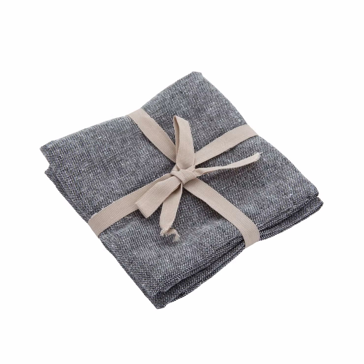 Set di 2 tovaglioli Kasanova con scritta Quotes, colore antracite, 40 x 40 cm – 2