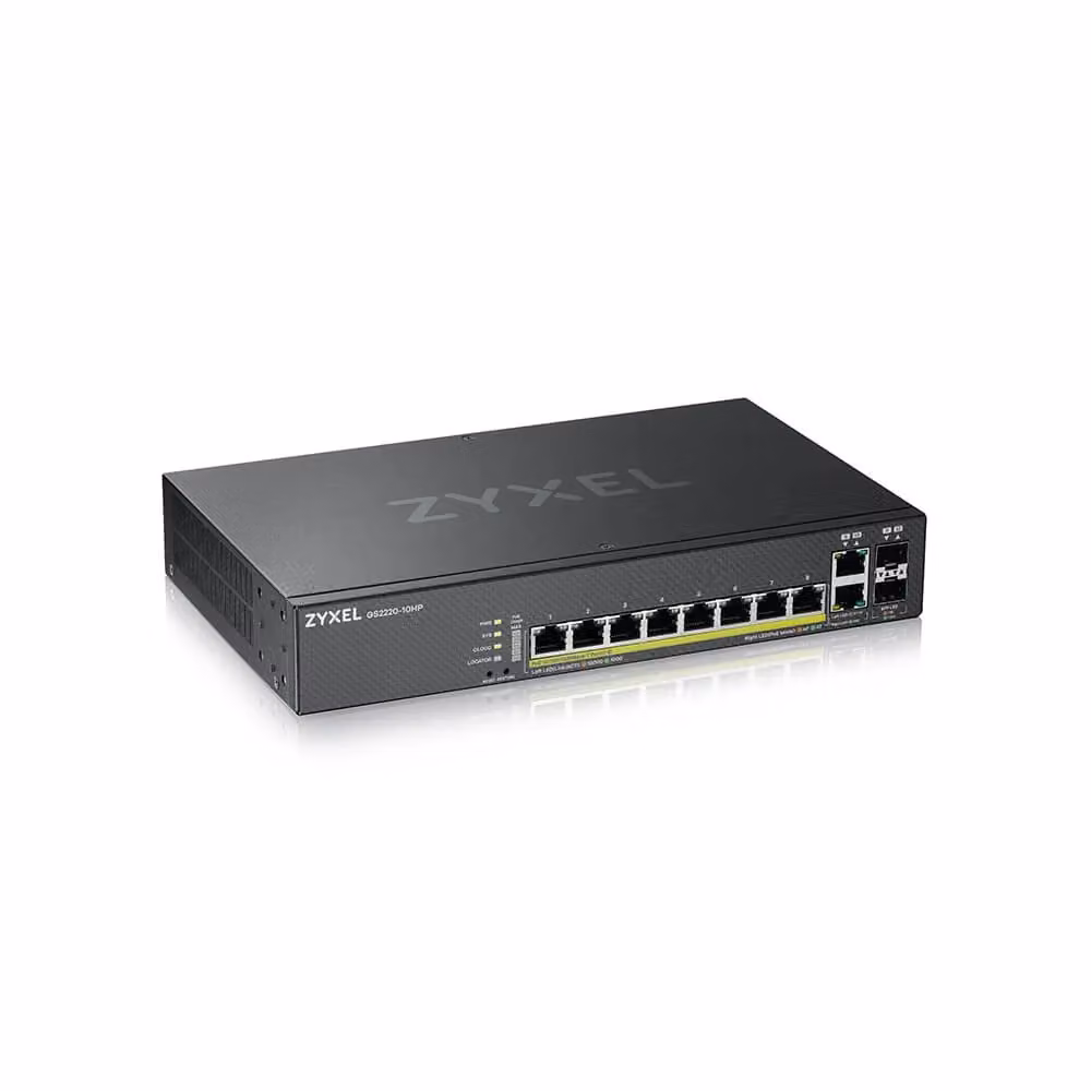 Zyxel GS2220-10HP-EU0101F Switch di rete gestito L2 Gigabit Ethernet con supporto PoE, Nero – 2