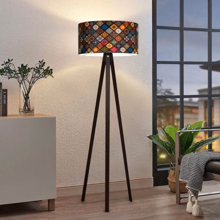 Lampada da terra 'Newport' 1 x E27 Multicolore