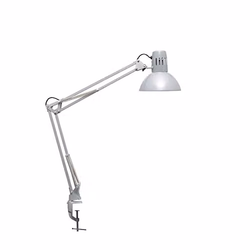 Maul Lampada con morsetto MAULstudy, Alluminio / Grigio / Zincato, Studio / Ufficio, Metallo, Lampada con morsetto
