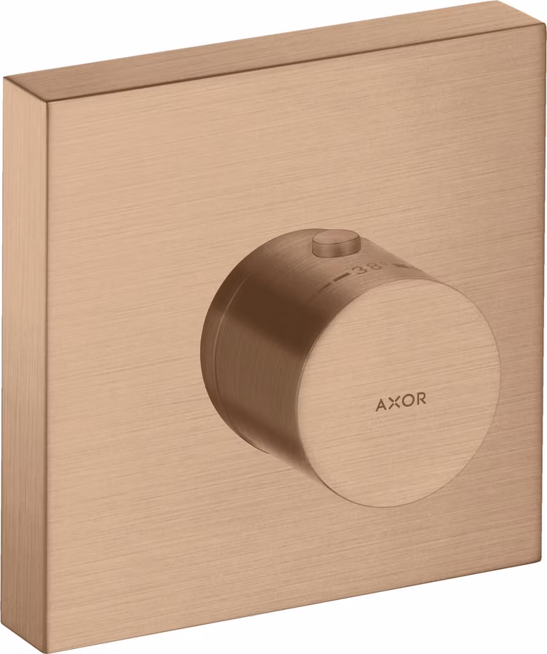 hansgrohe AXOR Starck ShowerCollection Thermostat de douche à encastrer 12x12 DN20, 10755310, 10755310