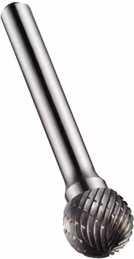Fresa KUD Ø 8 Lunghezza testa 6 mm Gambo Ø 6 HM Croce di dentatura
