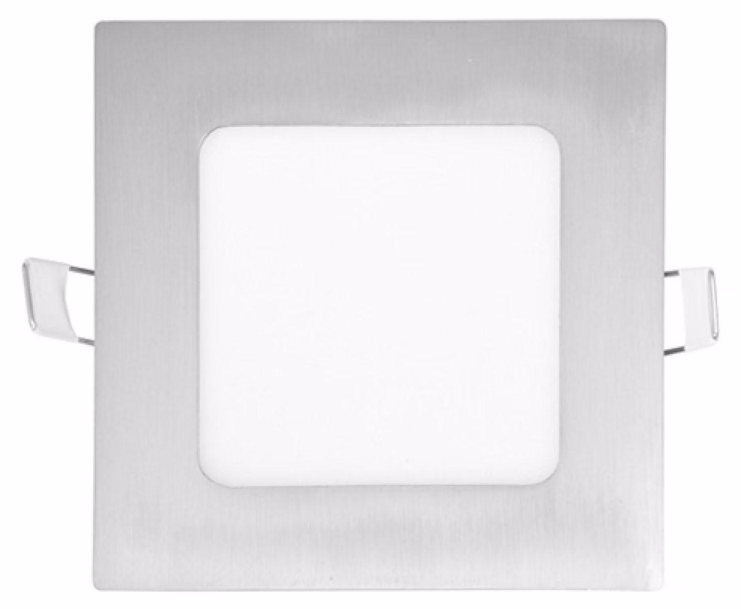 Ecolite LED-WSQ-6W/27/CHR, faretta LED da incasso quadrata RAFA, 12x12 cm, 6 W,
