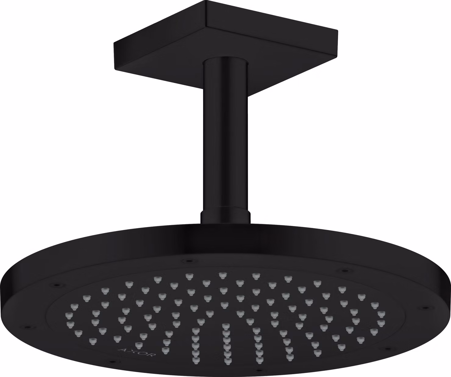 hansgrohe AXOR ShowerSolutions raccord de plafond, carré, 100mm, 26437670, 26437670