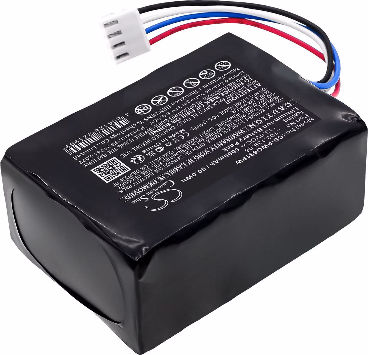 TECHTEK Batteria compatibile con [PowerPlus] POWXG6310 sostituisce 103.139.06