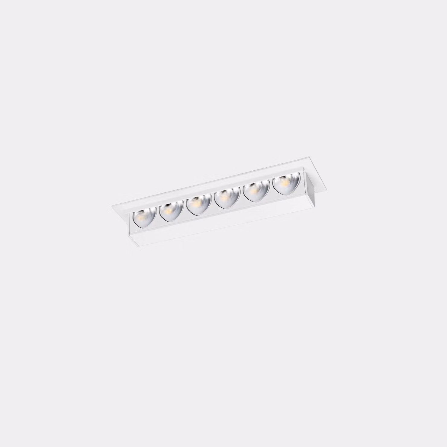 Downlight Bento Wall Washer 6 LED 6 Bianco caldo - 2700K CRI 90 Bianco IP20 421 lm
