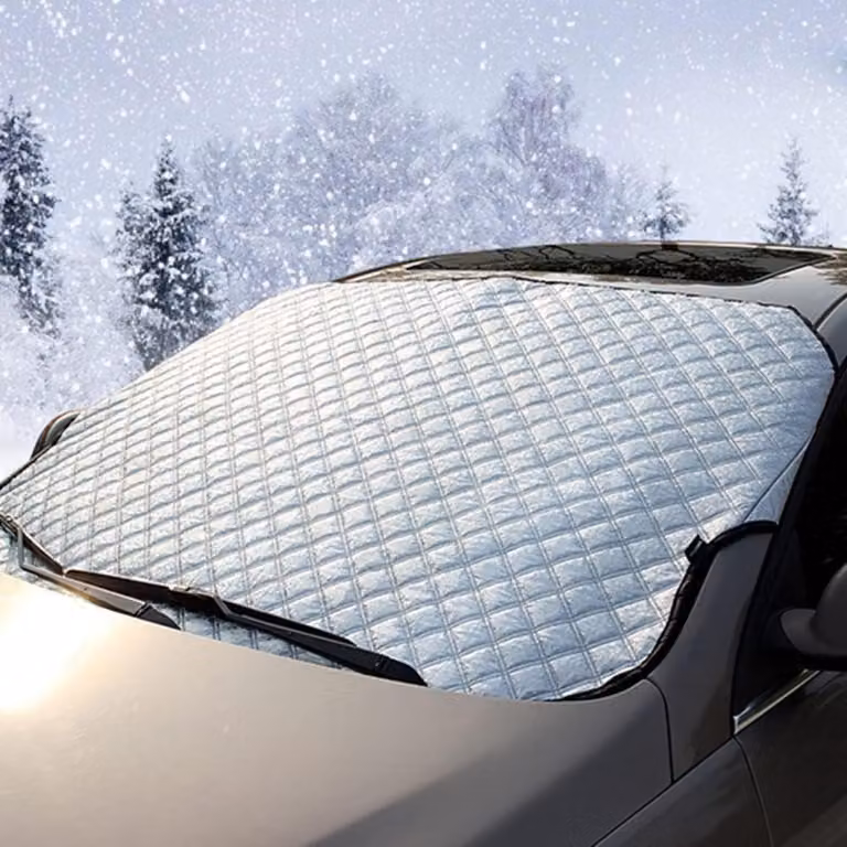 Copriparabrezza auto neve gelo protezione UV idrorepellente dimensioni L 145 x 100cm