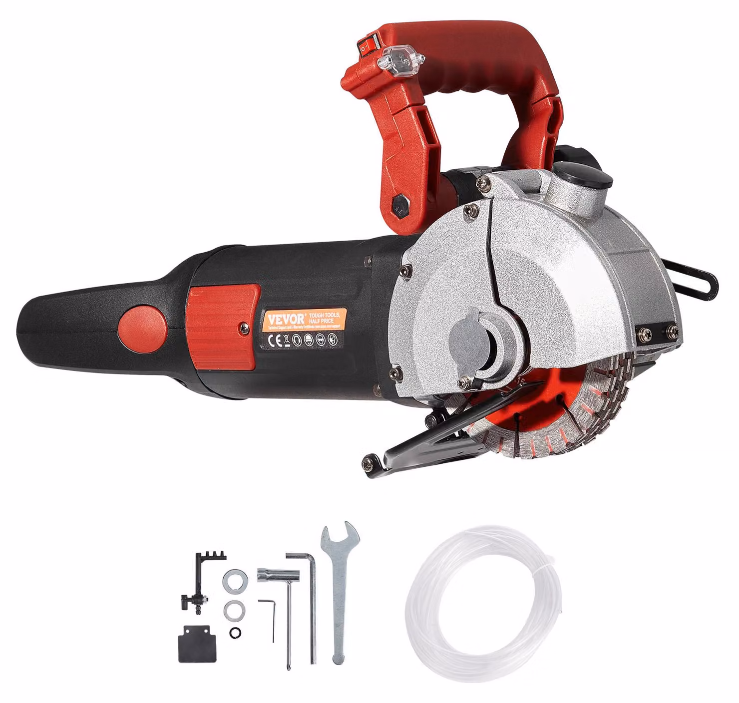 Fresatrice per muri da 34 mm, profondità di taglio: 4800 W, portatile, per cemento e mattoni