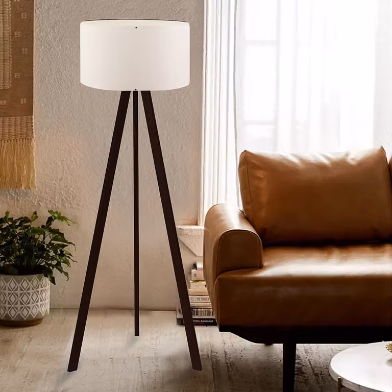 Opviq, AYD-2652, lampada da terra, crema, tessuto, 21 x 38 x 140 cm