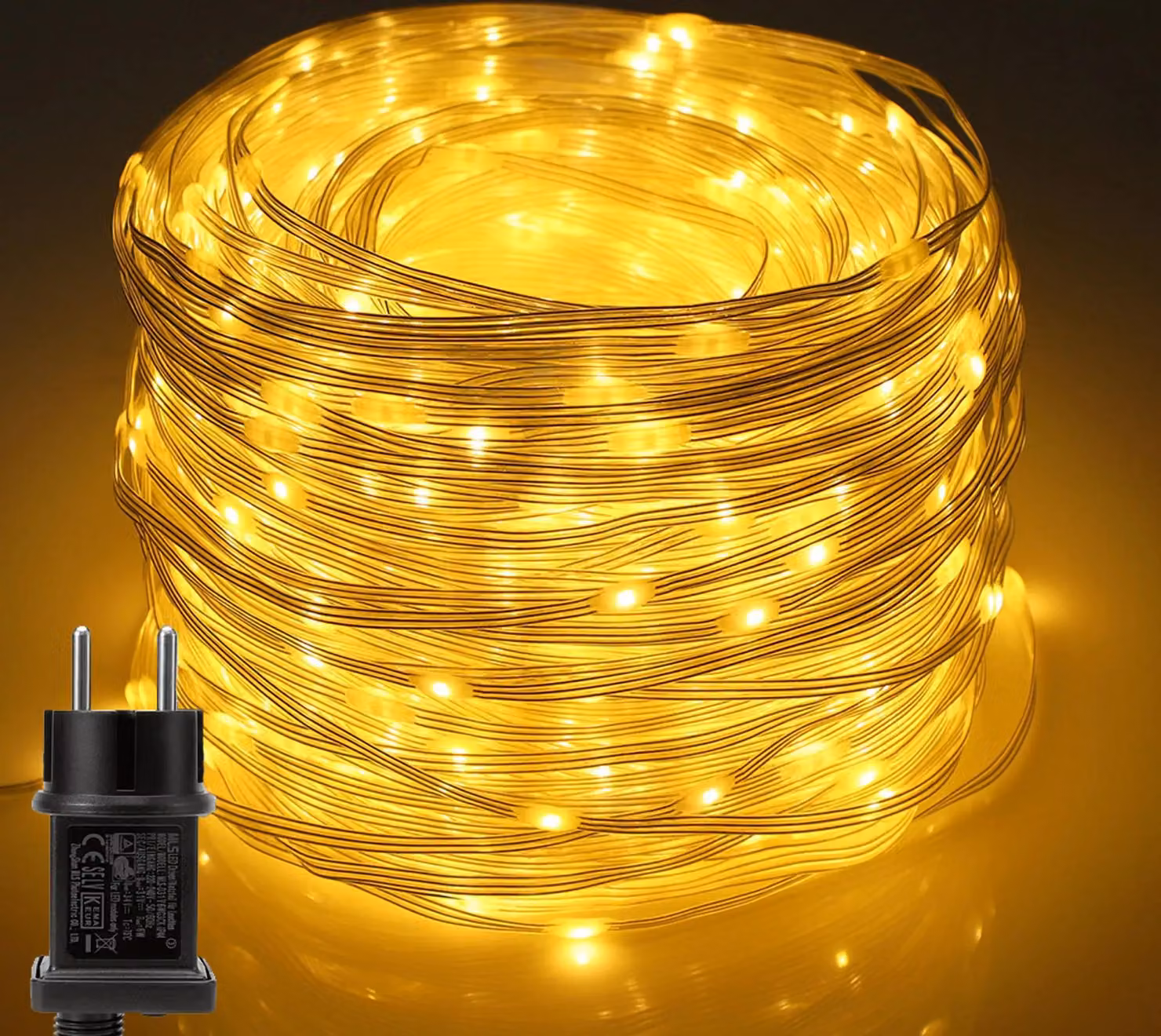 30M 300 LED Fairy Lights 8 modalità di luce impermeabile Indoor Party Garden Fairy Lights Luci di Natale, bianco caldo