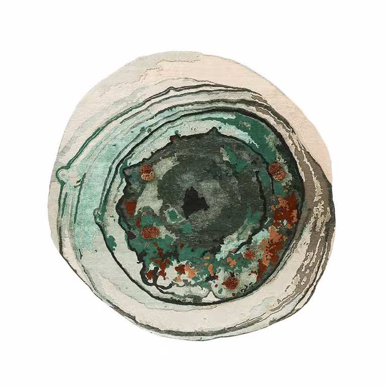 Tappeto Mohebban Tactile Green