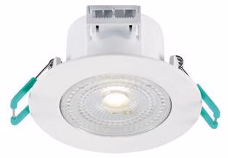 Faretti da incasso, 480 lumen, 840, grado di protezione IP44, dimmerabili, colore bianco
