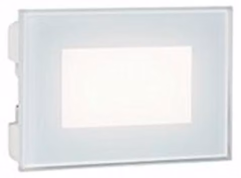Segnapasso Da Esterno Moderno Spina Alluminio E Vetro Bianco Led 3W 4000K