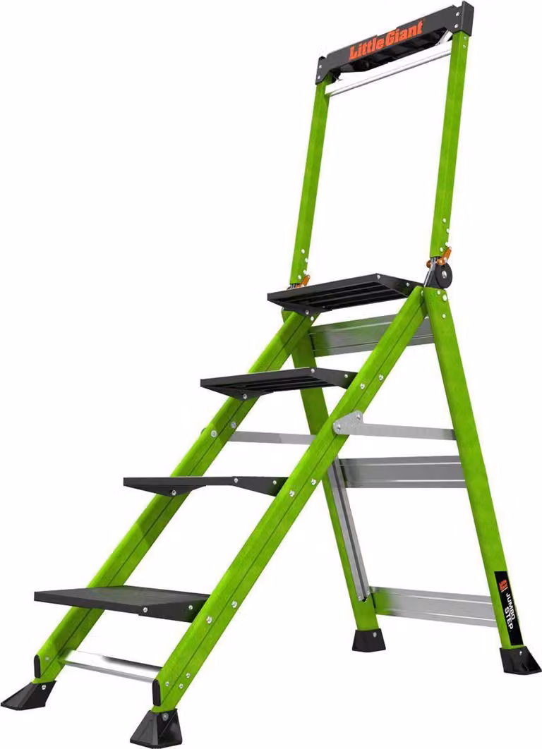 Scala a pioli Little Giant Jumbo Step Pro a 4 gradini