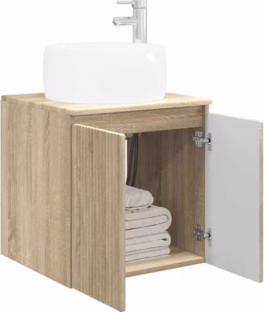 Mobile Lavabo | Armadio Lavabo da Parete Rovere Sonoma 49,5 x 44,5 x 66 cm