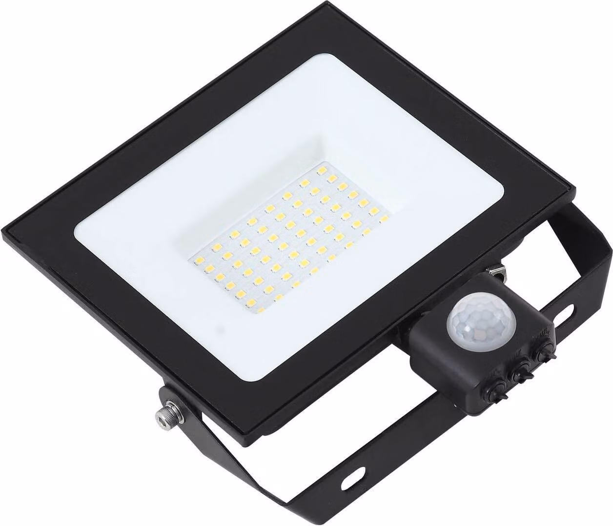 Prios Faretto LED per esterni Maikel, 50W, 4000lm, metallo, sensore