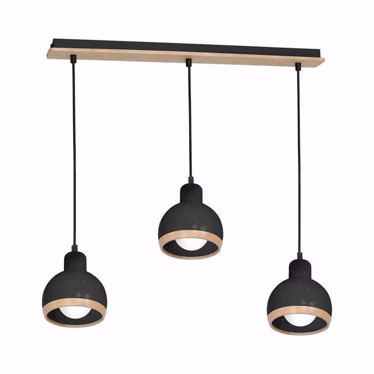 Lampadario a sospensione Milagro OVAL MLP7046 nero