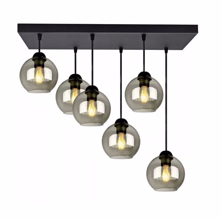 Lampada da soffitto Lampada a sospensione Ball Nero Grigio Bianco (N100-DH6Q)