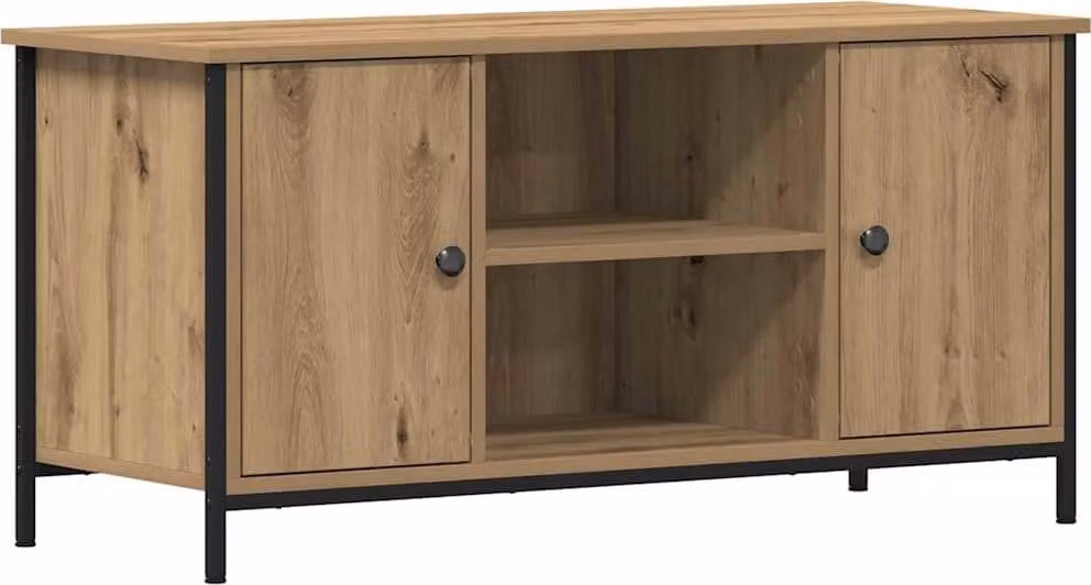 Mobile TV rovere artigianale 100 x 40 x 50 cm Legno multistrato