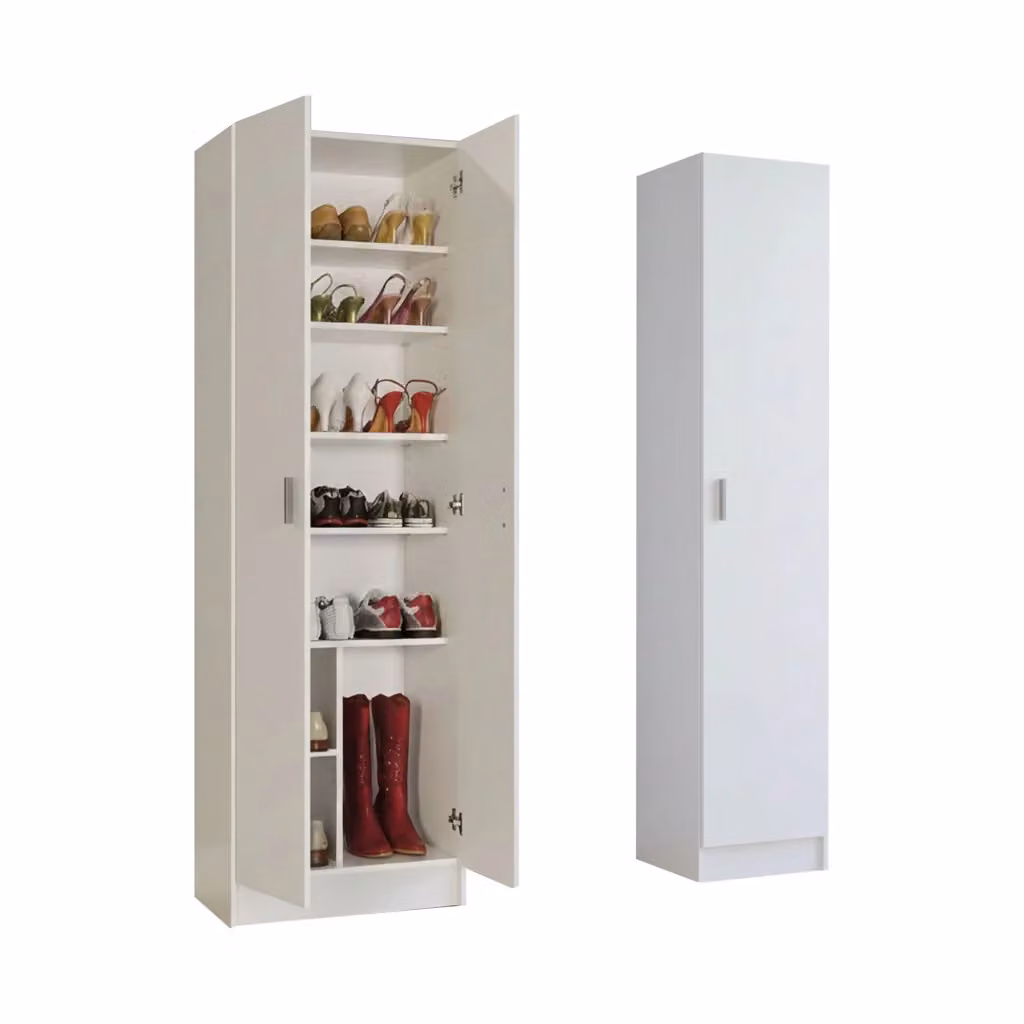 Molteno Armadio Multiuso Modulabile con Ante a Battente Bianco L: 96 cm, H: 180 cm – 2