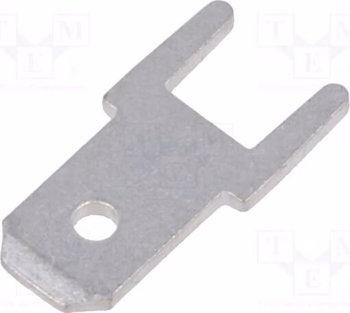 Connettore a lamella: piatto, per montaggio a foro passante (THT), maschio, 0,8 mm, lunghezza totale: 12,8 mm, codice: 61-1560-11/0031 - Da saldare