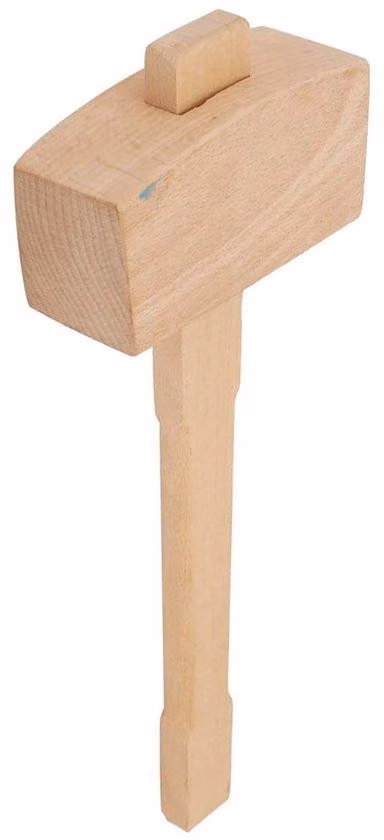 Martello in legno con manico ergonomico per la lavorazione del legno