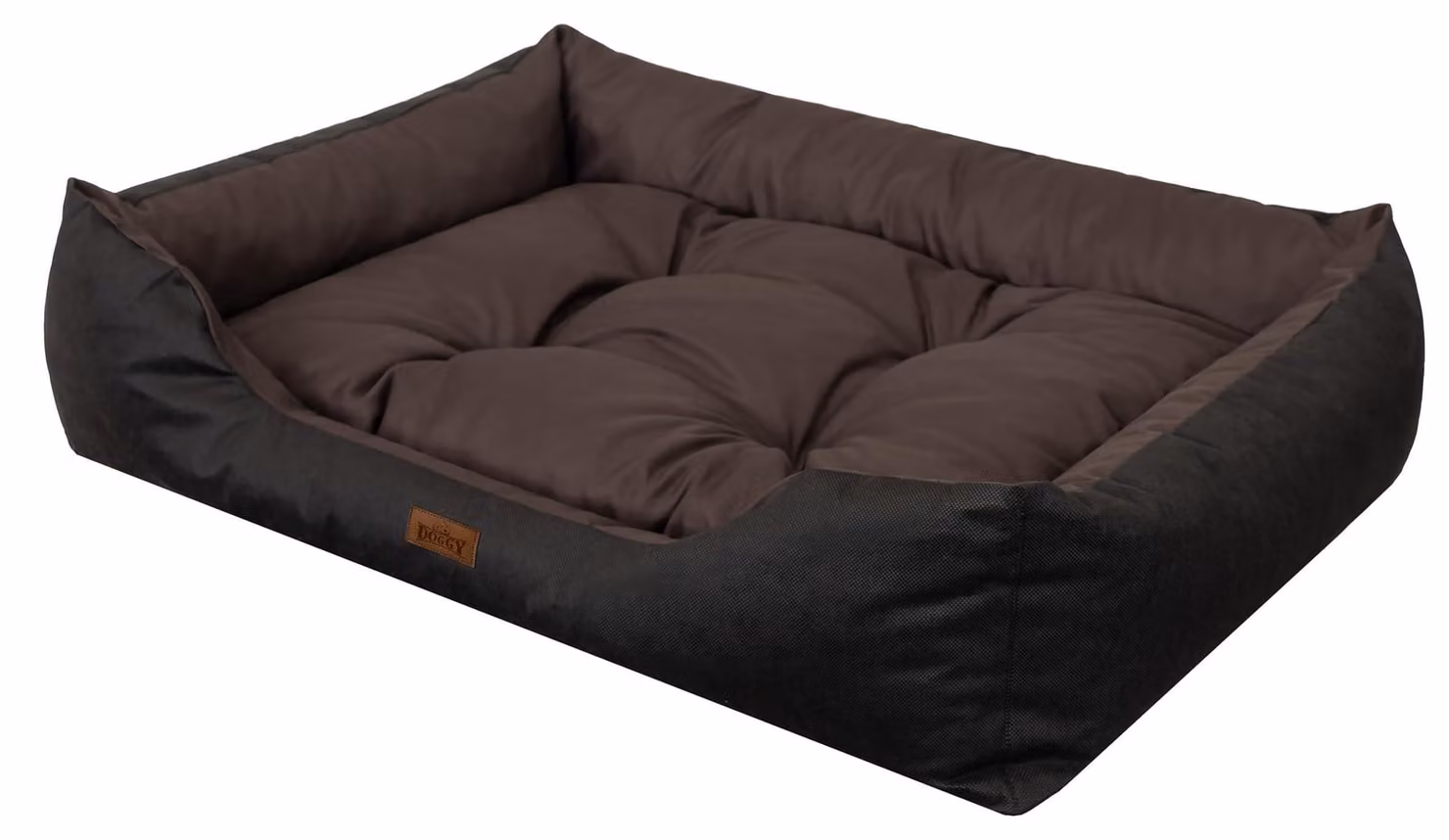 Cuccia ortopedica per cani - XXL, 125x98 cm - Poliestere, colore marrone - Rettangolare