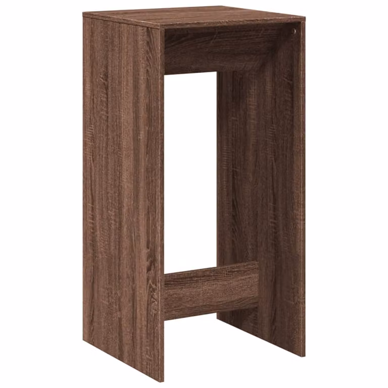 Tavolo da Bar Rovere Marrone 51x50x103,5 cm in Truciolato