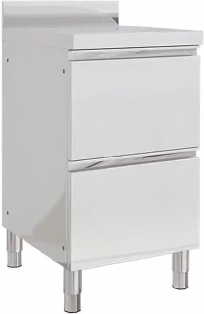 Mobili da cucina commerciali con 2 cassetti 2 pz 50x60x96 cm 3081933