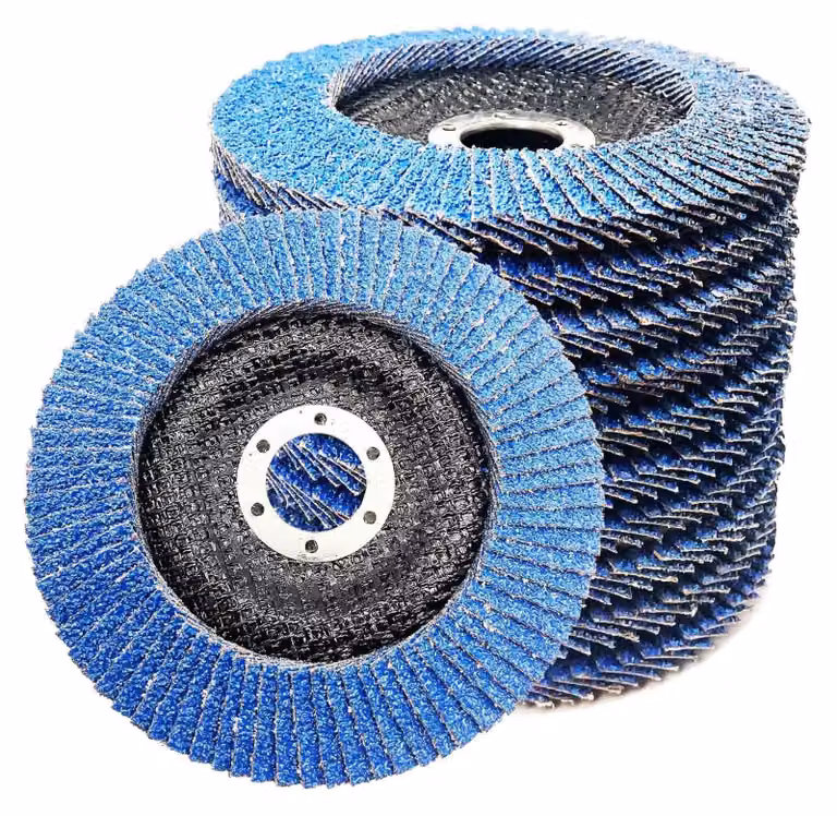 Omgoods - Set di 10 dischi lamellari per smerigliatrice angolare
