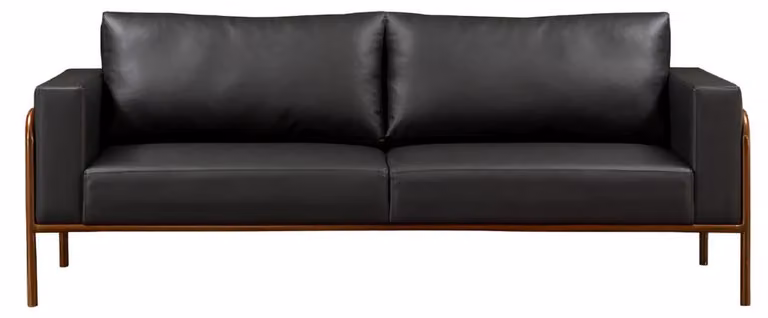 Sofa 3 Sitzer Luxus Möbel Sofagarnitur Couch Sofa Polster Wohnzimmer Holz