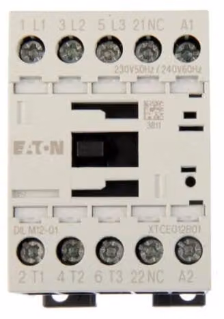 Contattore di potenza Eaton DILM DILM12-01 (230V50HZ,240V60HZ) 1 contatto NC 230 V/AC 50 Hz/240 V/AC 60 Hz (276865)
