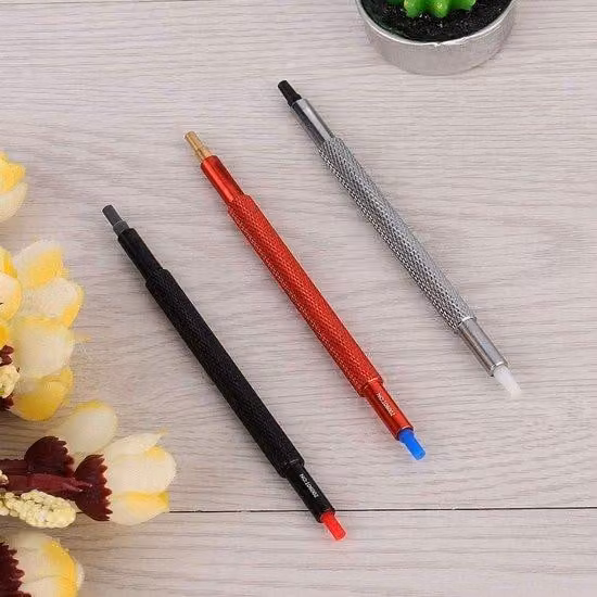 Set di utensili in acciaio inossidabile – 3 pezzi – set di punte e adattatori – resistente – 5 lunghezze – utensili per orologi