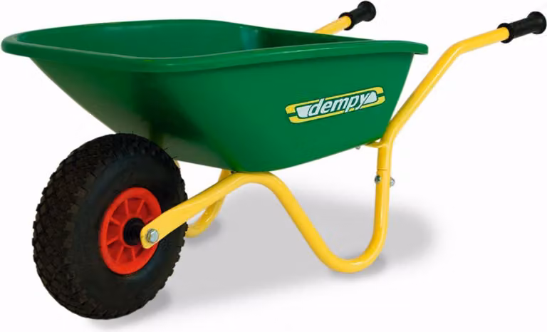 Carriola per bambini Dempy verde/giallo BERG giocattoli