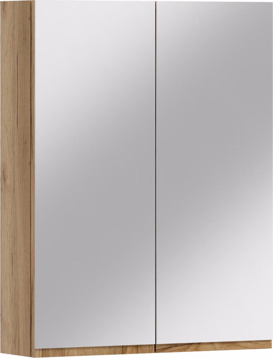 ADK Möbel - Mobile da bagno sospeso - con specchio Antico 60 - 78x60x17cm - Craft Gold