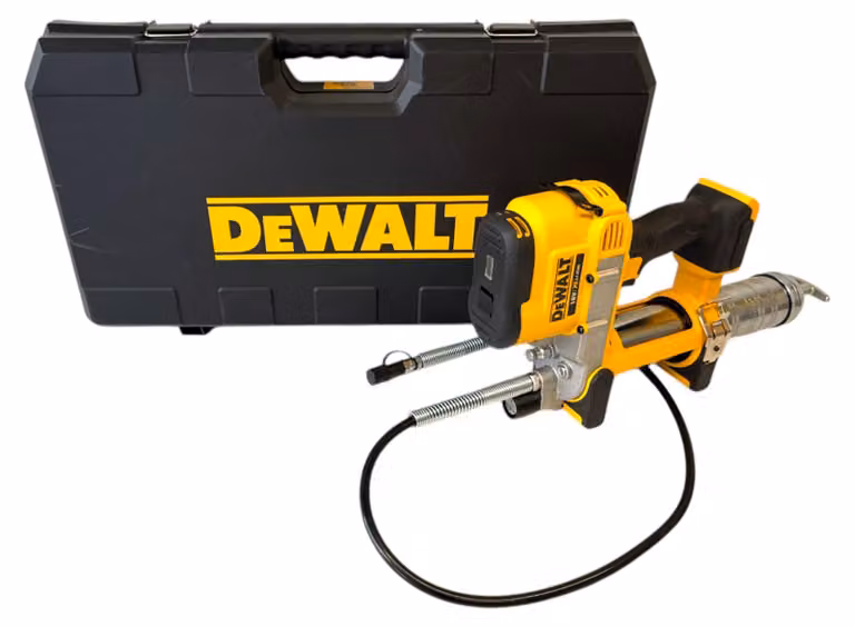 Ingrassatore a batteria DeWalt DCGG 571 H1K 18 V + 1x batteria Powerstack 5,0 Ah + caricabatterie