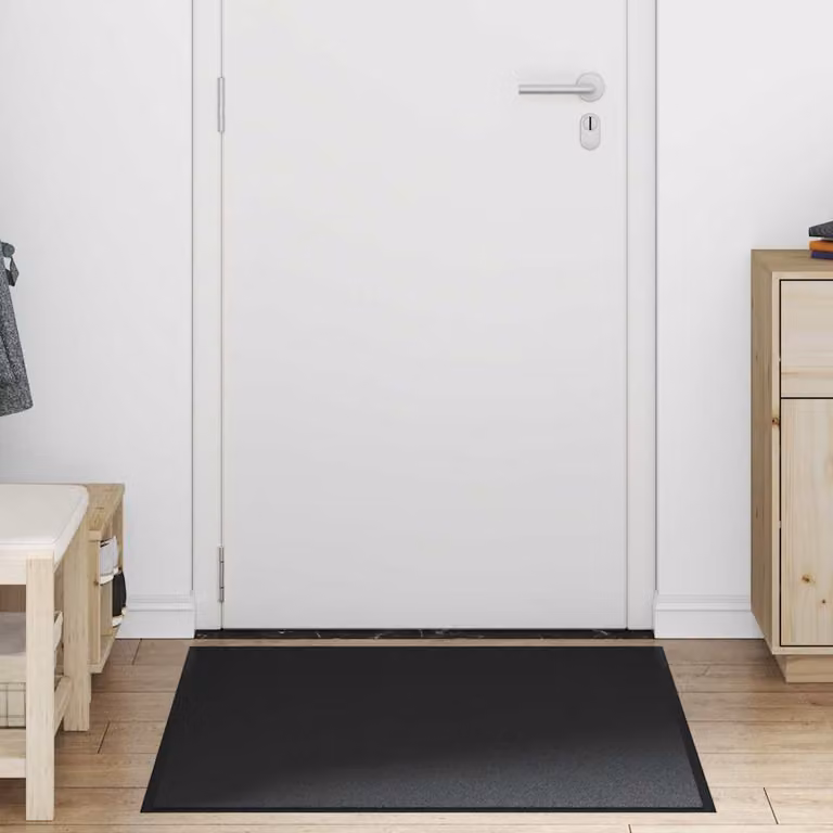 vidaXL Zerbino Nero 80x120 cm