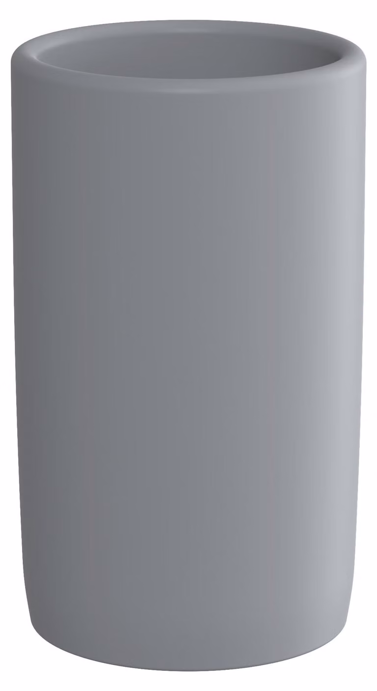 Tazza, grigio chiaro opaco, tazza, bagno, supporto, bagno