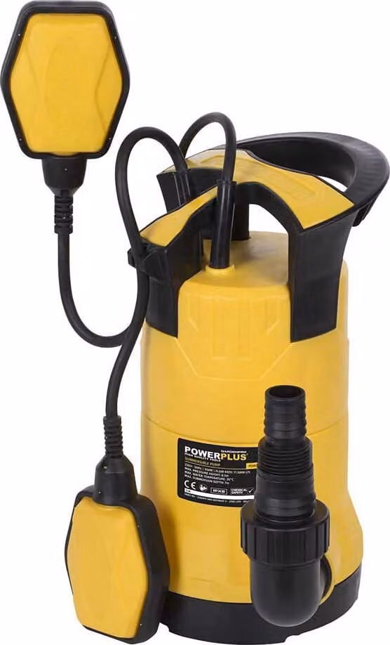 Powerplus Pompa sommersa da 550 Watt per acqua limpida, portata 11.500 l/h