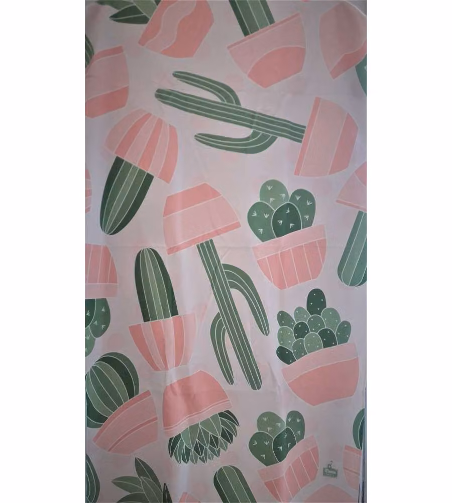 Telo Mare Cactus in Microfibra e Cotone - 83x156 cm