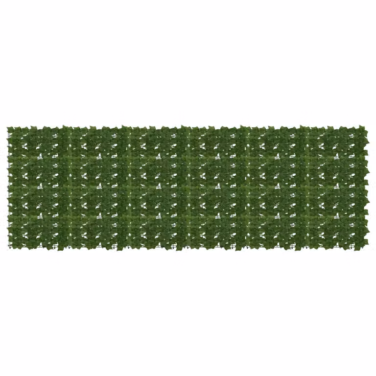 vidaXL Schermo per balcone con siepe artificiale verde L: 300 cm, H: 100 cm