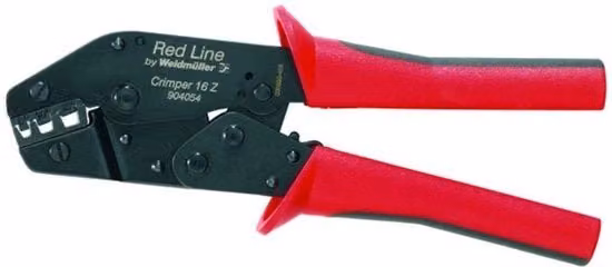 Crimpatore Weidmuller Krimptang 16 Z rosso per conduttori 6-16 mm²
